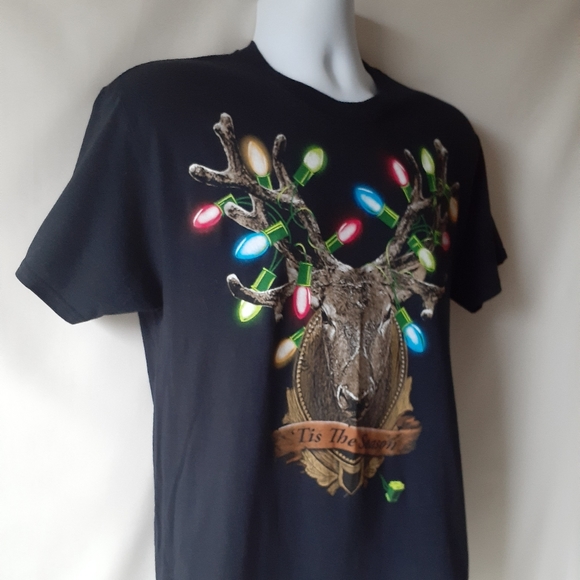 Tis the season men's holiday short sleeve t-shirt - Picture 4 of 8